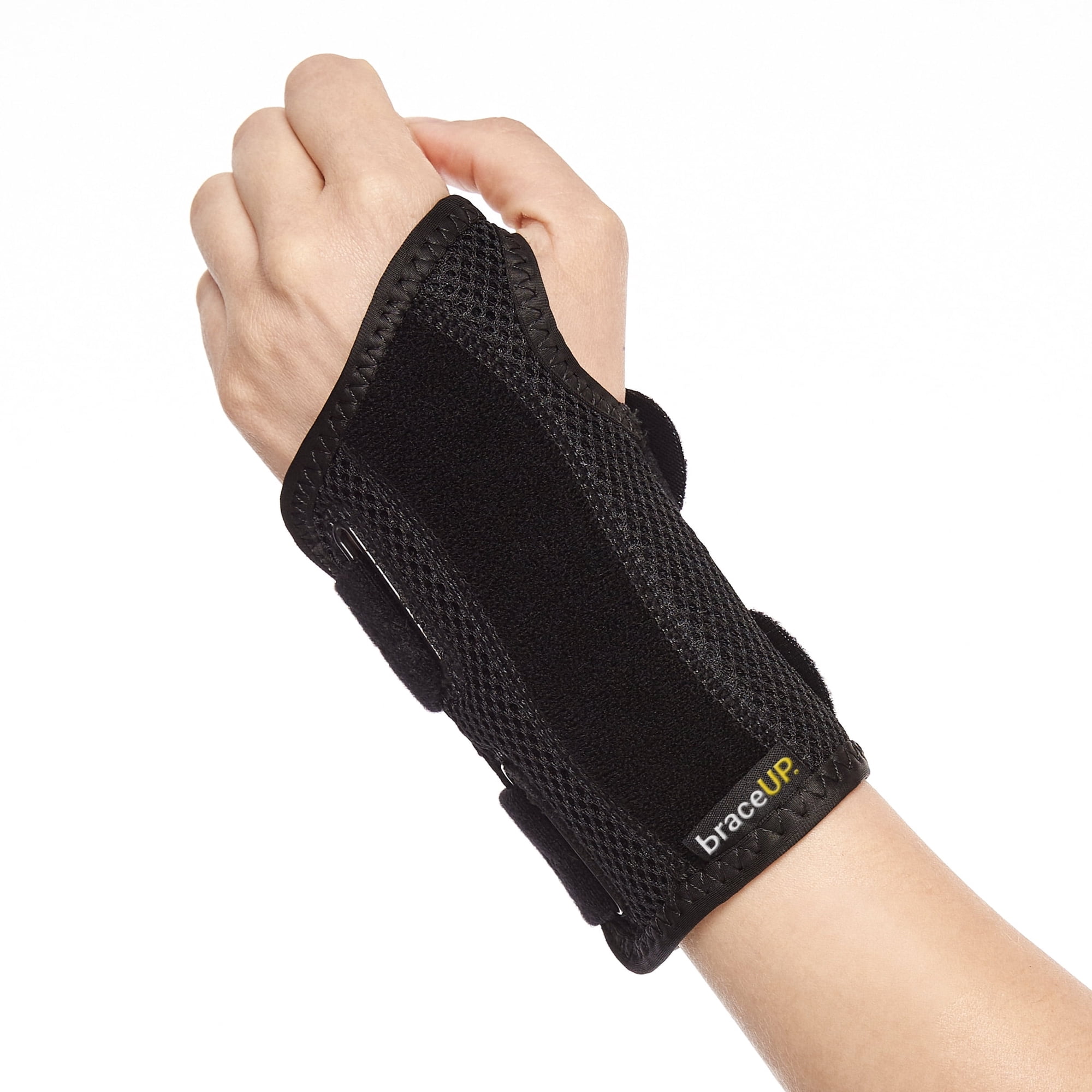 BraceUP Wrist Brace for Carpal Tunnel and Arthritis Relief – Right Hand Support for Men and Women (Left L/XL)