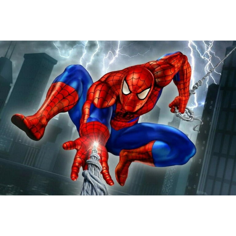 Spiderman Custom Image Edible Frosting Cake Topper for Birthday, 1/4 Sheet Bakery Item - Walmart.com spiderman-custom-image-edible-frosting-cake-topper-for-birthday-1-4-sheet-bakery-item-walmart-com