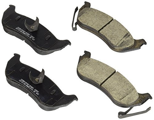 Bosch BC964 QuietCast Premium Ceramic Disc Brake Pad Set For Select Ford Explorer, Explorer Sport Trac; Jeep Liberty, TJ, Wrangler; Mercury Mountaineer; Rear
