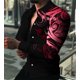 thumbnail image 1 of Camisa con botones de impresión 3D de manga larga para hombre, patrón geométrico, volumen, diseño diario de Vaion Fashion Street, 1 of 6