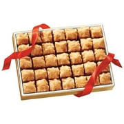 The Wisconsin Cheeseman Mini Baklava Desserts - Expertly Crafted and Flaky Gourmet Treats, Featuring Chopped Walnuts, Almonds, and Real Honey, Perfect Gift or Holiday Treat - 1lb. 8 oz.