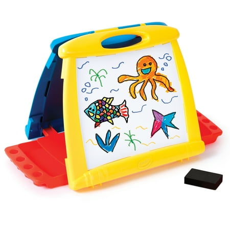 Crayola Art-to-Go 12.3"  Plastic Table Easel with Storage Trays