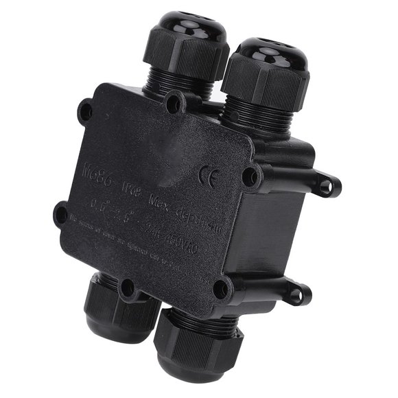 Sonew Junction Box,Plastic Waterproof Junction Box M686 Outdoor Cable 4-Way H Type Electrical Junction Box IP68,Plastic Junction Box