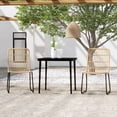 thumbnail image 1 of vidaXL 3 Piece Garden Dining Set Oak, 1 of 4