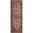 thumbnail image 6 of Unique Loom Outdoor Traditional Collection Area Rug - Regal (2' x 6' 1" Runner Rust Red and Blue/Yellow), 6 of 9