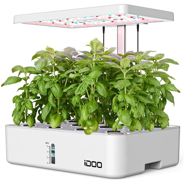iDOO 12Pods Growing Indoor Garden with Grow Light, Plants Germination Kit - Walmart.com