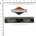 Genuine Briggs & Stratton 820263 Round Air Filter OEM - Walmart.com