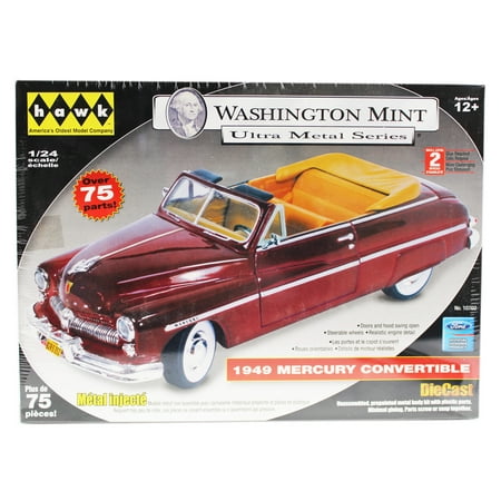 - Washington Mint 1949 Mercury Dark Red Convertible Die Cast Model (75+ Pieces)