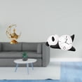 thumbnail image 2 of Reloj de pared con quemador árabe, soporte de cono, diseño moderno y creativo de panda, tablero de densidad de vidrio y hierro, adecuado para decoraci, 2 of 8