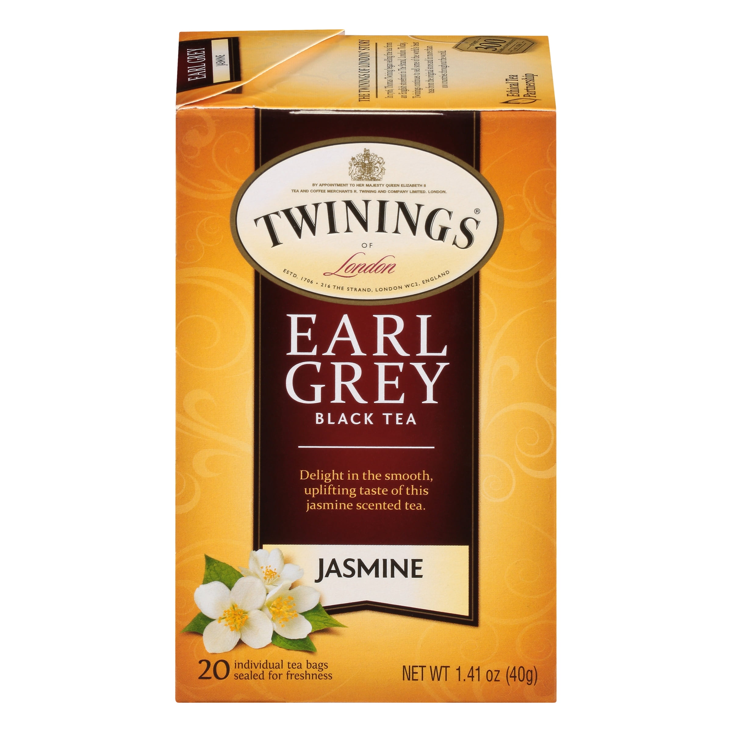 Twinnings Of London Earl Grey Jasmine Blend, 20 Ct