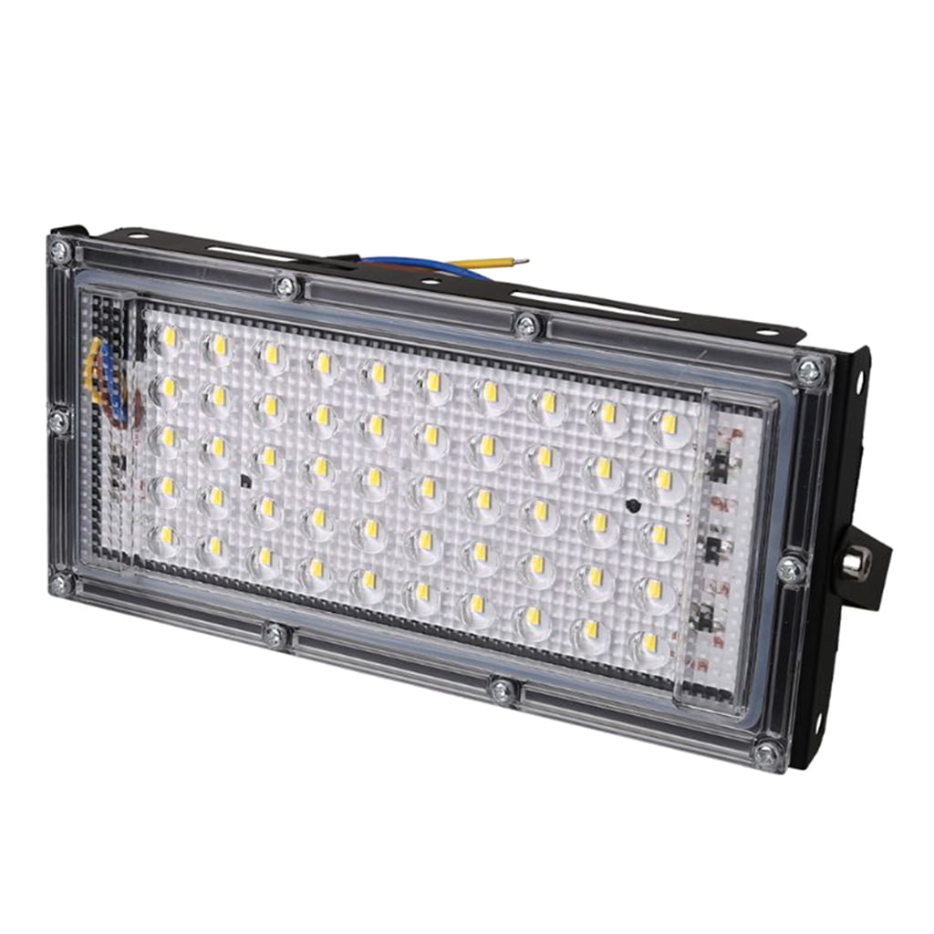 ✪ LED Floodlight Outdoor Spotlight 50W Wall Washer Lamp Reflector IP65 Waterproof Lighting Garden RGB Flood Light AC 110V