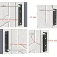thumbnail image 4 of Automatic Door Self-Closing Hinge,Adjustable Universal Stainless Steel Silent Self Closing Hinges,Easy Installation for Wood and Indoor Doors, with Base, Screw, Wrench (White), 4 of 7