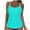 #250419A254 Mint Green, variant on Aloohaidyvio Swimsuits for Women No Boundaries Tummy Control Bathing Suits Top with Bikini Bottoms Swimwear