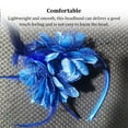 thumbnail image 3 of Diadema de pluma flor para boda Sonducket Violeta, 3 of 6