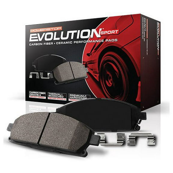 Power Stop Front Z23 Evolution Carbon-Fiber Ceramic Brake Pads Z23-972