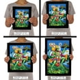 thumbnail image 7 of IBA Indianbeautifulart Lord Hanuman Picture Frame Religious Poster Black Wall Frame Deity Photo Frame Wall Decor&nbsp;For Home/ Office/ Temple-10 x 12 Inches, 7 of 7