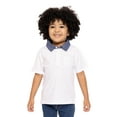 thumbnail image 2 of Wonder Nation Toddler Boys Cotton Polo Shirt with Short Sleeves, Sizes 12M-5T, 2 of 5