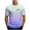 Purple, variant on Mens Gradient T Shirts Short Sleeve Workout Crew Neck Tees Athletic Running Summer Tops(Mint Green 2XL)