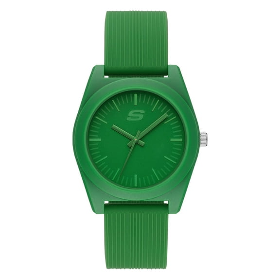 Skechers Ocean Gate 40MM Quartz Analog Green Silicone Watch