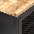 thumbnail image 2 of vidaXL Bedside Cabinet 15.7"x11.8"x20.9" Solid Rough Mango Wood, 2 of 3