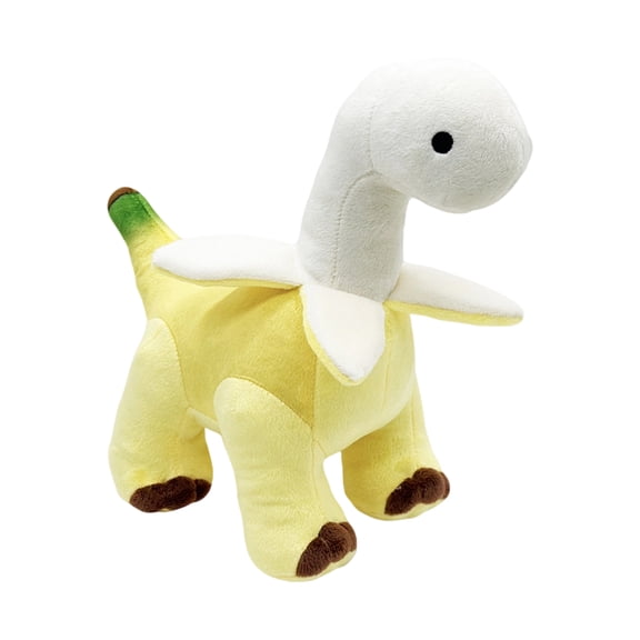 Cute Banana Dinosaur Plush Toy Soft Stuffed Animal Pillow for Kids Birthday, Christmas, Children's Day Gift Home Office Decor Creative Novelty Doll