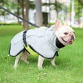 thumbnail image 6 of Gostoto Pet Dog Winter Waterproof Quilted Thickened Jacket Dog Clothes with Reflective Brim Outdoor Thermal Jacket Pet Clothes for Small Medium Pet Dog, 6 of 7