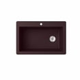 thumbnail image 2 of Swanstone QZSB-3322.077 Drop-in Single Bowl Sink, 33-Inch x 22-Inch, Nero, 2 of 3