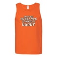 thumbnail image 2 of Wild Bobby, Best Husbands Gets Promoted to Daddy, Father's Day, Men Graphic Tank Top, Orange, Small, 2 of 3