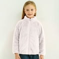 thumbnail image 2 of Girls Winter Jacket Coats For Girls Girls' Outerwear Jackets Kids Soft Fleece Zip up Hoodie with Pockets Girls' Outerwear Jackets & Coats 18-24 Months, 2 of 7