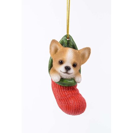 Shudehill Christmas Giftware Pacific Giftware Chihuahua Puppy Decorative Holiday Festive Christmas Hanging Ornament ()