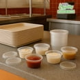 thumbnail image 6 of [200 PACK] 3.25 Ounce Clear Plastic Disposable Portion Cups with Lids, Jello Shot, Souffle Cups, Condiments, Sampling Cups, Complements, To Go by EcoQuality, 6 of 7