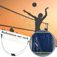 thumbnail image 3 of Houkiper Ensemble Portable Extérieur Pliable de Support de Filet de Badminton Tennis Volleyball pour Plage Sport, 3 of 8