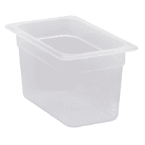 Food Pan 1/4 X 6" Polypropylene Translucent