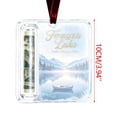 thumbnail image 3 of 2D Christmas Scenery Cash Gift Decorations, Clear Acrylic Xmas Money Holders Hanging Ornament for Christmas Tree 1Pc, 3 of 8