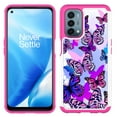 thumbnail image 1 of OnePlus Nord N200 5G color two in one all inclusive phone case protective case，butterfly, 1 of 5