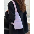 thumbnail image 3 of LHSHID Crossbody Bag for Women Canvas Shoulder Sling Hobo Bag Anti-theft Purse Pocket Travel Handbag, 3 of 5