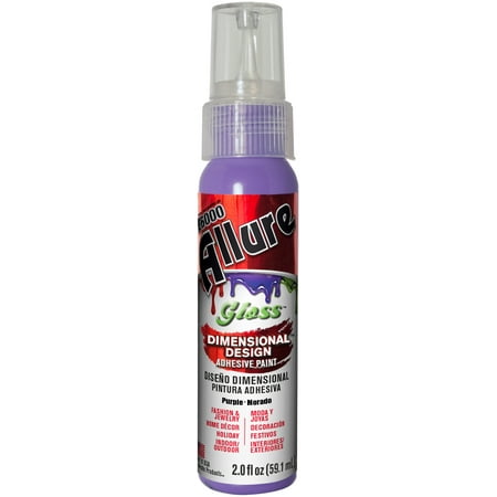 - Allure Gloss Dimensional Design Adhesive Paint 2oz-Purple