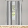 thumbnail image 3 of Ambesonne Abstract Curtains, Square Shape Geometric, Pair of 28"x84", Black White, 3 of 5