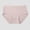 Pink, variant on Womens Cotton Seamless Mid Rise Briefs - Breathable No Show Underwear Panties,Size 2XL