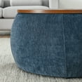 thumbnail image 5 of Ottoman, Storage Ottoman Set of 2, 2-IN-1 Side Table with Openable Top, Round Footrest for Home Room, 5 of 9