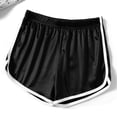 thumbnail image 4 of DailyTrove Women's High Waisted Satin Booty Shorts - Shiny Bodycon Shorts for Club & Party Wear, 4 of 4