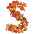 thumbnail image 3 of Guvpev 5.7FT Artificial Fall Leaves Garland, Fall Garland for Mantel, Thanksgiving Autumn Leaves Garlands, Farmhouse Harvest Decorations, Fall Decor for Table, Porch, Stair, Home, Indoor Outdoor, 3 of 12