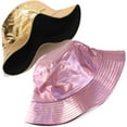 thumbnail image 6 of YooGuoGuo Trendy Waterproof Fisherman Hats Metallic Bucket Hat for Women and Men, 6 of 7