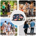 thumbnail image 7 of FORMRS Mini Crossbody Bag for Women Adjustable Shoulder Rope Travel Casual Phone Purse, Floral Flamingo, 7 of 7
