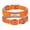 Orange, variant on Beirui Reflective Nylon Dog Collar Personalized Name ID Tag Adjustable Durable for Yorkshire Pitbull German Shepherd S-XL