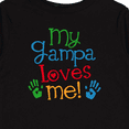 thumbnail image 4 of Inktastic My Gampa Loves Me Boys Girls Boys or Girls Long Sleeve Toddler T-Shirt, 4 of 5
