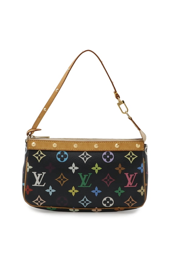 Pre-Owned LOUIS VUITTON Louis Vuitton Monogram Multicolor Pochette Accessoires Handbag Pouch...