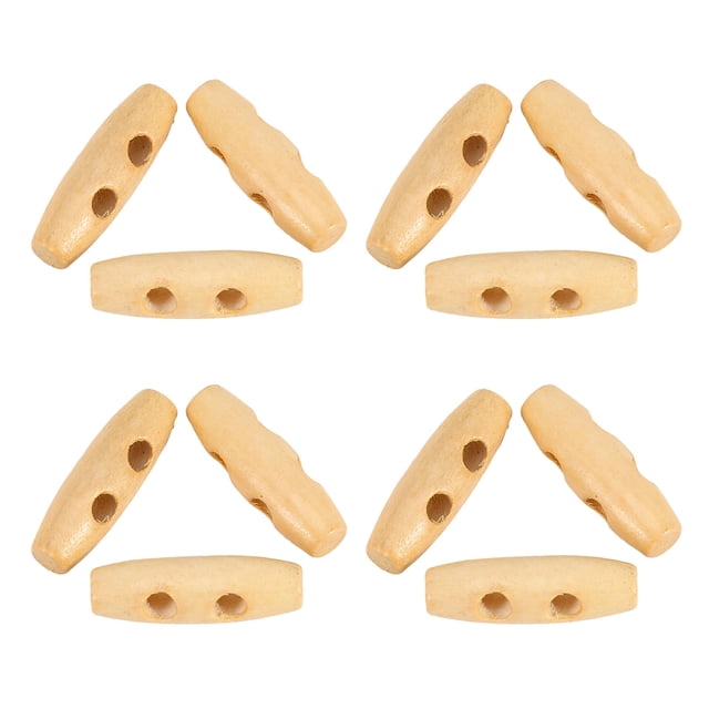 Botones De Madera, Botones De Palanca De Abrigo Accesorio De Costura Botón De Cuerno De Buey Botones De Palanca De Cuerno De Madera Botón De Palanca De Abrigo De Madera Natural ANGGREK Wood Toggle Buttons