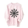 thumbnail image 2 of ‌FDGIU Women's Christmas Sweatshirt 2025 – Fleece Lined Pullover, Merry & Bright Holiday Top, 2 of 6