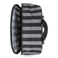 thumbnail image 5 of Wednesday Girls' 17" Nevermore Uniform Graphic Backpack, Black/White Stripes, 5 of 5